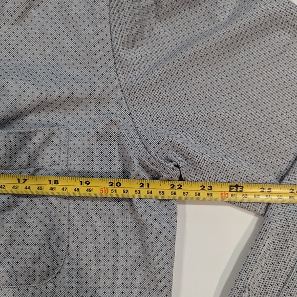 Peter Millar Constellation Sport Mens M Shirt Button-Up Micro Dots Long Sleeve - Picture 5 of 6